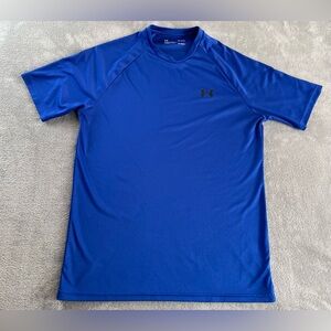 Under Armour Men’s Medium Blue Heat Gear Athletic Performance T Shirt